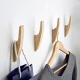 thumbnail image 3 of 4 Pack Wall Coat Hooks Wooden Wall Hooks For Hanging, 3 of 5