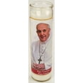 thumbnail image 4 of (4 pack) Prayer Candle Pope Francis White Wax, 8 Inch, 4 of 7