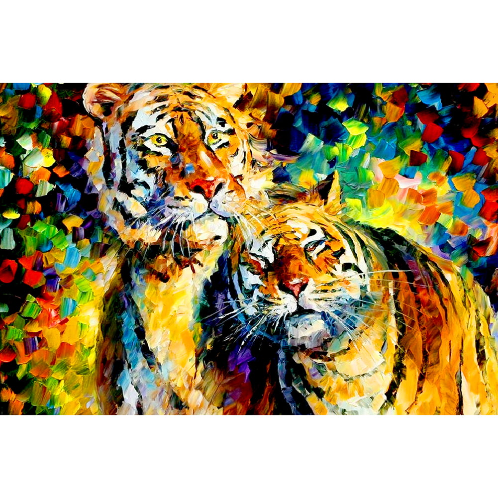 Cat & Tiger 1000PCS Jigsaw Puzzle Educational Puzzle Home Game Adult Kids Toy 