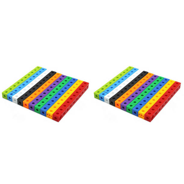 Juguetes Numberblocks Matemáticas Cubos de Enlace Niños Bloques Educativos Juguete 200pcs