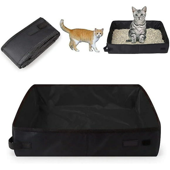 2024,portable Cat Toilet, Travel Cat Toilet, Cat Litter Box, Portable Cat Litter Box, Foldable Cat Litter
