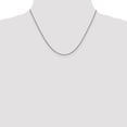 thumbnail image 2 of Leslie's 14K White Gold 1.6 mm Round Cable Chain (Weight: 3.39 Grams, Length: 18 Inches), 2 of 4