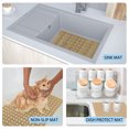 2 PACK Textured Pebble Sink Mat/protector, Adjustable Kitchen Home Sink