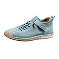 thumbnail image 5 of Mepaouo Women's Walking Shoes Lightweight Hiking Sneakers Leather Slip on Loafers Workout Running Shoes, 5 of 6