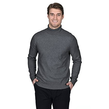 New Mens Cashmere Sweater - State Fusio Men's Cashmere Wool Turtleneck Long Sleeve Pullover Sweater
