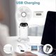 thumbnail image 5 of Handheld Fan, Mini Portable Fan USB Rechargeable, Small Pocket Fan 5 speeds with Lanyard and Base, 5 of 5