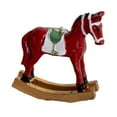 thumbnail image 3 of Estatua de caballo de Navidad, decoración de mesa, recuerdos de fiesta, coleccionables, figura de caballo Rojo, 3 of 9