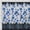Blue, variant on oneOone Organic Cotton Poplin Twill Fabric Artistic Flower Panel Print Sewing Fabric BTY 42 Inch Wide