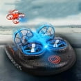 thumbnail image 4 of Discount Bonanza,Remote Control Plane, Multi-Scenario Toy, Durable Plastic, Easy Control, Age 6+, Mini Air & Ground Vehicles, Gift for Boys Girls, Educational Play Toy | Plastic Cement, Blue, 4 of 5