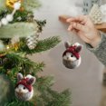thumbnail image 6 of Forest Animal Ornaments ,Cozy Forest Christmas Ornaments, 2025 Animal Decoration, Woodland Creature Figurine, Acrylic Hanging Ornament Rustic Nature-Themed Home Decor（Rabbit）, 6 of 7