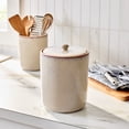 thumbnail image 2 of Better Homes & Gardens Large Ceramic Canister With Lid, 2 of 11