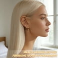 thumbnail image 2 of DESIGNICE Earrings Set,Zircon Earring Sets for Women,Affordable Luxury Fashion Hypoallergenic Earrings Hypoallergenic Earrings for Women,4Pcs, 2 of 7