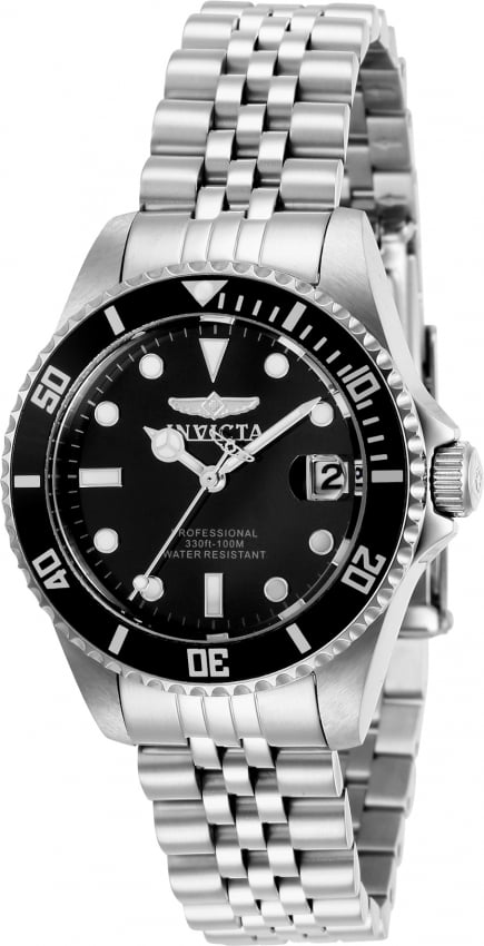 Invicta Pro Diver Quartz Black Dial Ladies Watch 29186