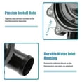 thumbnail image 5 of Engine Coolant Thermostat Housing Assembly for Volkswagen Touareg 079121115BA Plastic Metal Black, 5 of 6