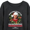 thumbnail image 3 of National Lampoon's Christmas Vacation - Clark's Happiest Christmas - Women's Lightweight French Terry Long Sleeve Shirt, 3 of 5