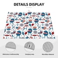thumbnail image 3 of Yiaed Fourth Of July Party Print Highly Absorbent Microfiber Kitchen Counter Mat, Dish Drying Pad for Dishes, Utensils, Pots and Pans, Large 18" x 24", 3 of 7