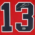 thumbnail image 3 of Ronald Acuna Jr. Atlanta Braves Autographed Red Replica Jersey - Fanatics Authentic Certified, 3 of 4