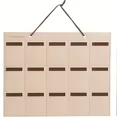thumbnail image 4 of 1PC Nordic Wall Hook Perforation-free Creative Glasses Storage Rack (brown), 4 of 6