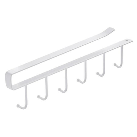 

FUAIOKT Kitchen Wrought Seamless Hook Cabinet Storage Rack Multifunctional Wardrobe Hook Finishing Rack