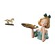 thumbnail image 5 of Figura de caballo,Figura coleccionable de caballo en miniatura,Adorno de caballo de resina,estatua de animal,decoración para el hogar,Bandeja para llaves,Figura de niña de, 5 of 8