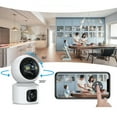 RWVBM Smart Duallens Surveillance Camera, 6MP/3MP, 360° Viewing Angle
