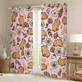 thumbnail image 2 of Castle Fairy Kawaii Capybara Black Out Curtains,Flowers Curtains Pack of 2 (42x63 Each), 2 of 6