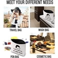 thumbnail image 4 of Zuo Bao I Am On Day Two Of a Panic Attack Cosmetic Bag Makeup Bag Gift For Women (Two Of a Panic Attack White), 4 of 7