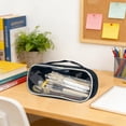 thumbnail image 4 of RBCKVXZ Clear Pencil Pouch, Pen Case, High-Capacity Zipper Pouch, Storage Organizer for Office Supplies Earbuds Chargers Cables Makeup, 4 of 6