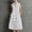 *White, variant on ClodeEU Women's Collared Sleeveless Button Down Linen Midi Dress,Casual Sundress with Pockets Beige,Women's Plus L