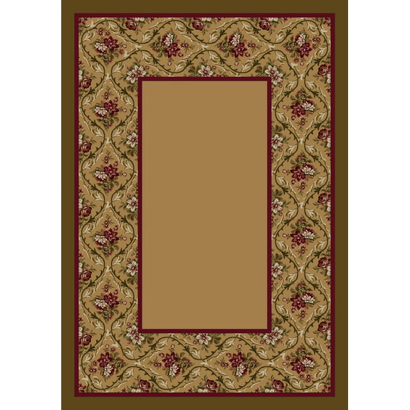 Milliken Yellow Area Rug Bouquet Lace Maize II - Aprx 10' 9" x 13' 2"