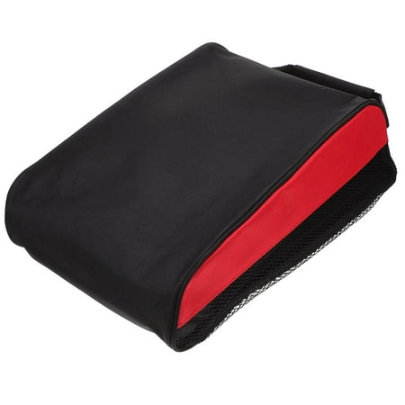 MEIBUTYUP 1Pc Portable Red Golf Shoe Bag with Breathable Nylon Pouch and Zipper Closure for Travel