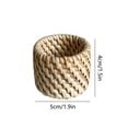 thumbnail image 2 of Vwrxbz Napkin Rings Rattan Woven Restaurant Dining Rings Paper Towel Rings Napkin Rings Towel Rings, 2 of 8