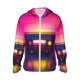 thumbnail image 1 of Balery Neon Cassette Tape Sudadera ligera de manga larga con capucha y protección solar UPF 50+ para hombre y mujer, ideal para pesca y running-3X-Large, 1 of 7