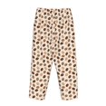 thumbnail image 5 of Daiia Cute Coffee Bean Print Women's Sleep Pant with Pockets and Drawstring,Pajama Pants-Small, 5 of 9