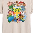 thumbnail image 3 of Toy Story 5 - Character Collage - Juniors Oversized Graphic T-Shirt, 3 of 5