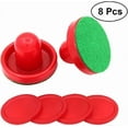 thumbnail image 2 of Air Hockey Putter and Puck Set, Lightweight Portable Air Hockey Replacement Puck and Slider Putter (2 * Putter Handles + 2 * Flannel + 4 * Pucks, 8 Pu, 2 of 5