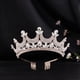 thumbnail image 2 of Zhuge Tiara de boda para novia, diadema de princesa, corona nupcial, joyería para el cabello con diamantes de imitación de cristal, decoración para novia, cumpleaños, graduación, boda (blanco), 2 of 5