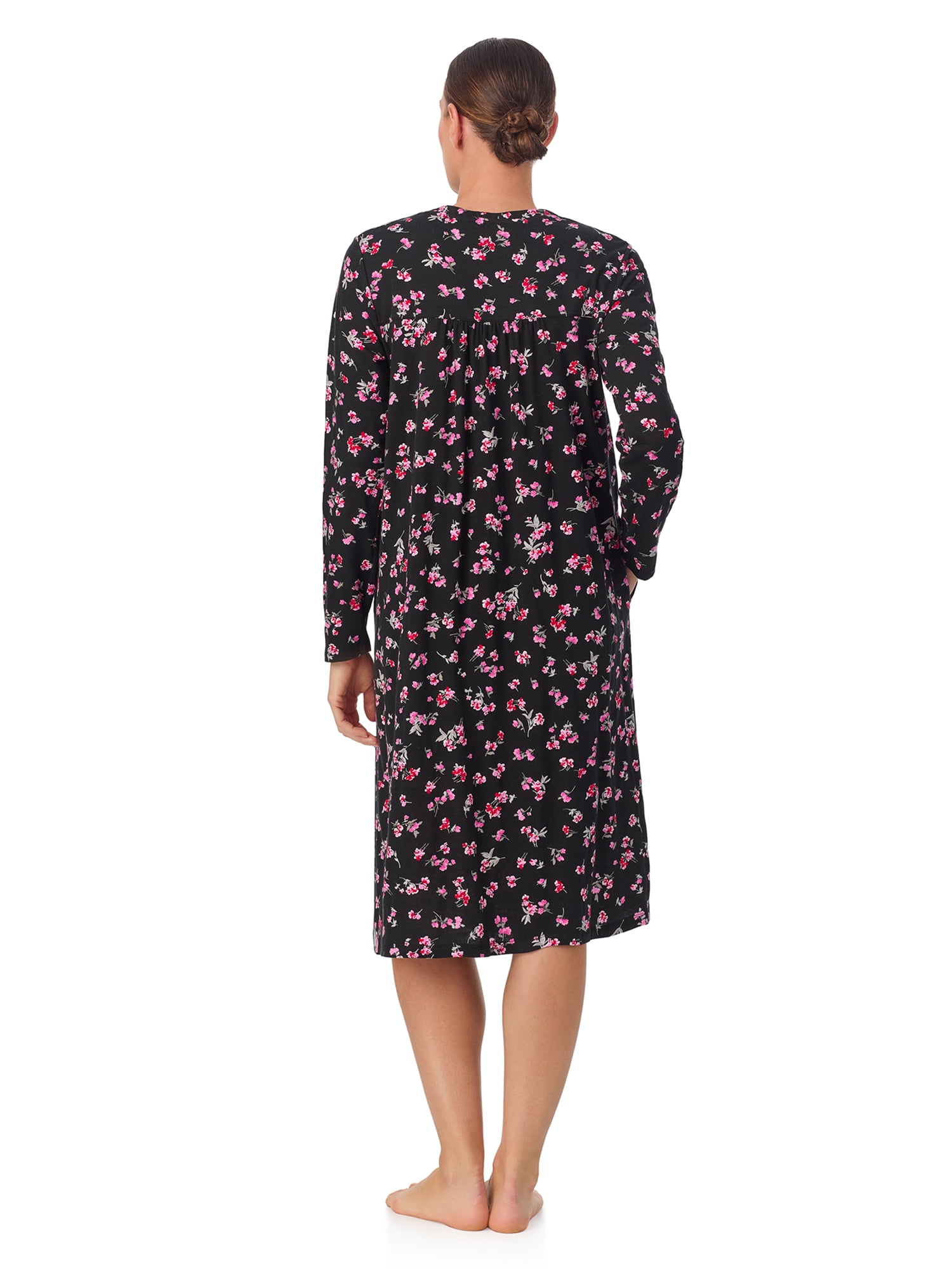 Aria Women’s 100% Cotton Long Sleeve Ballet Nightgown, Sizes XS-5X