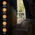 thumbnail image 2 of Tchckioa Minimalist Blackout Curtains for Bedroom Living Room,Grommet Window Drapes,2 Panels,52x96 Inch, 2 of 8