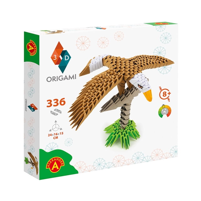 Papel para Manualidad Origami 3D - Águila Alexander A Origami 3D 2551-O