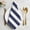 Multicolor, variant on Blue Stripes Cloth Napkins, Simple Blue White Texture Washable and Reusable Dinner Napkins Set of 4, Table Napkin for Kitchen Party Birthday Wedding Hotel Housewarming 20"x20"