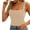 Beige1, variant on Women's Rayon Stretchy Cropped 2026 V Neck Sleeveless Tank Casual Summer Tops