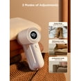thumbnail image 6 of Rechargeable Fabric Shaver, 2 in 1 Electric Lint Remover with Lint Brush, Fuzz Lint Shaver, Sweater Shaver to Remove Pilling, Fabric Defuzzer for Clothes, Furniture (White), 6 of 10