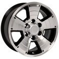 thumbnail image 3 of New 17 inch Aluminum Wheel for 03-09 Lexus GX470 Black W/Machined Face Rim, 3 of 4
