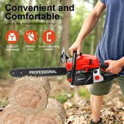 TFCFL 58cc 2-Stroke Gasoline Chainsaw 20 Bar with Chain Brake, 2.6KW Power Engine