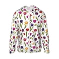 thumbnail image 2 of Lsque Tulips Flowers UPF 50+ Lightweight Sun Protection Men's Women's Long Sleeve Shirt, Hoodie Performance -Medium, 2 of 9