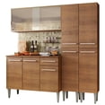 thumbnail image 1 of Cocina Integral Completa 169cm Emilly Fly Madesa 05 - Marrón Madesa GREM169005, 1 of 5