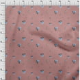 thumbnail image 4 of oneOone Cotton Poplin Pink Fabric Floral Fabric For Sewing Printed Craft Fabric By The Yard 42 Inch Wide, 4 of 4