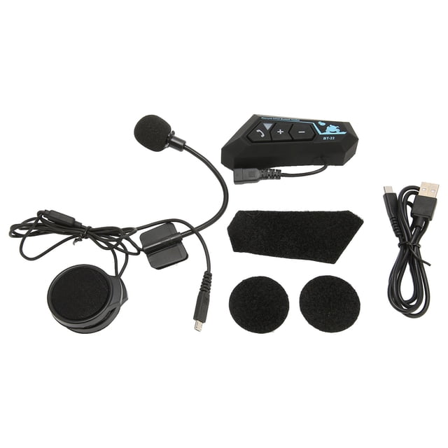 Auriculares para casco de motocicleta, auriculares Bluetooth para casco, auriculares multifuncionales para casco, intercomunicador impulsado por el rendimiento