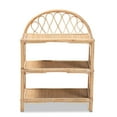 thumbnail image 3 of bali & pari Redell Rattan BOHO Display Shelf, Natural Brown, 3 of 10